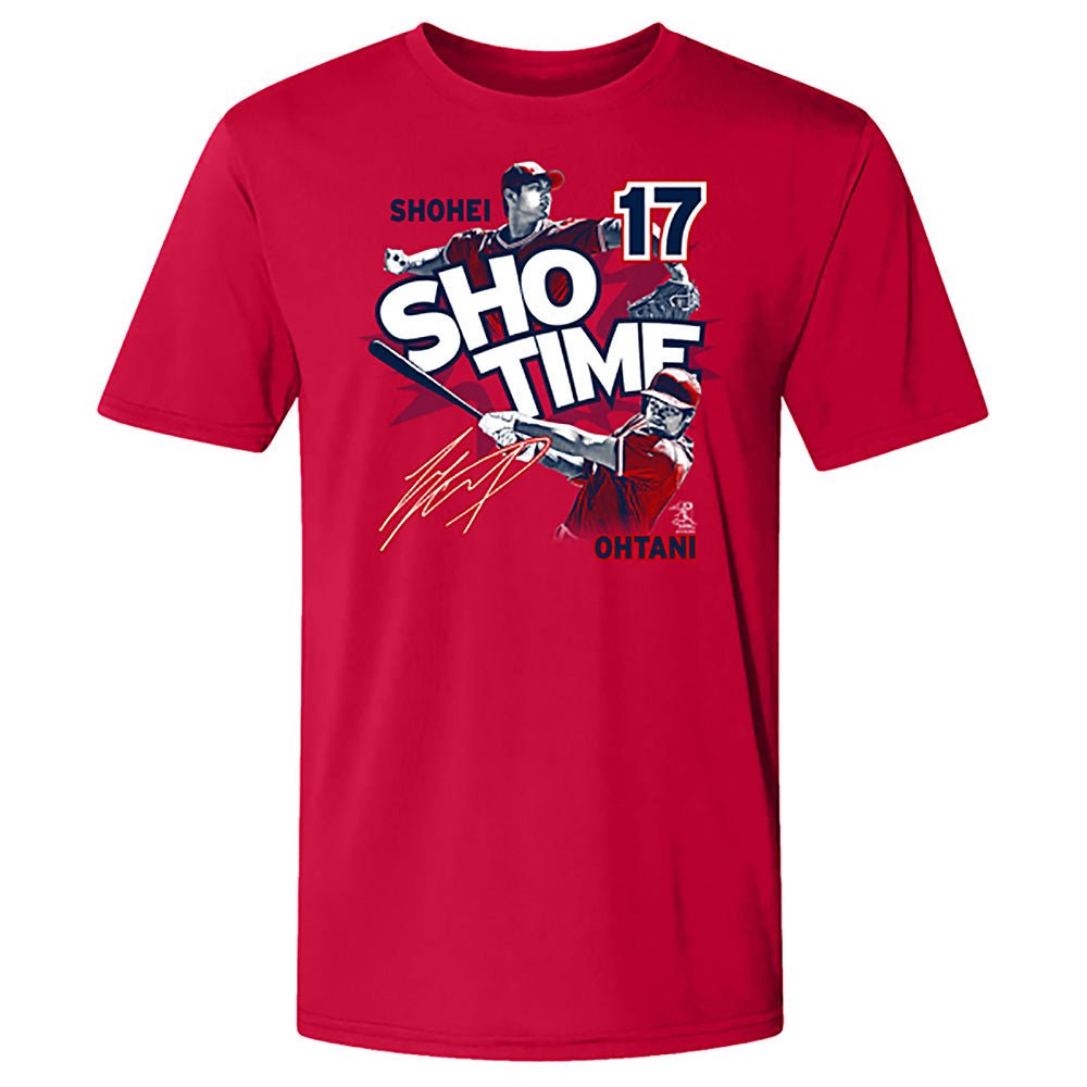 【ラスト販売/限定商品】SHOHEI OHTANI 大谷翔平 - エンジェルス SHO TIME / 枠色ブラック / Tシャツ / メンズ - PGS